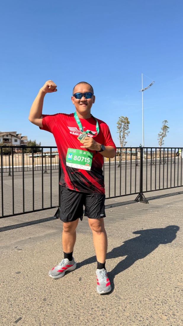 Về đích cự ly 21km