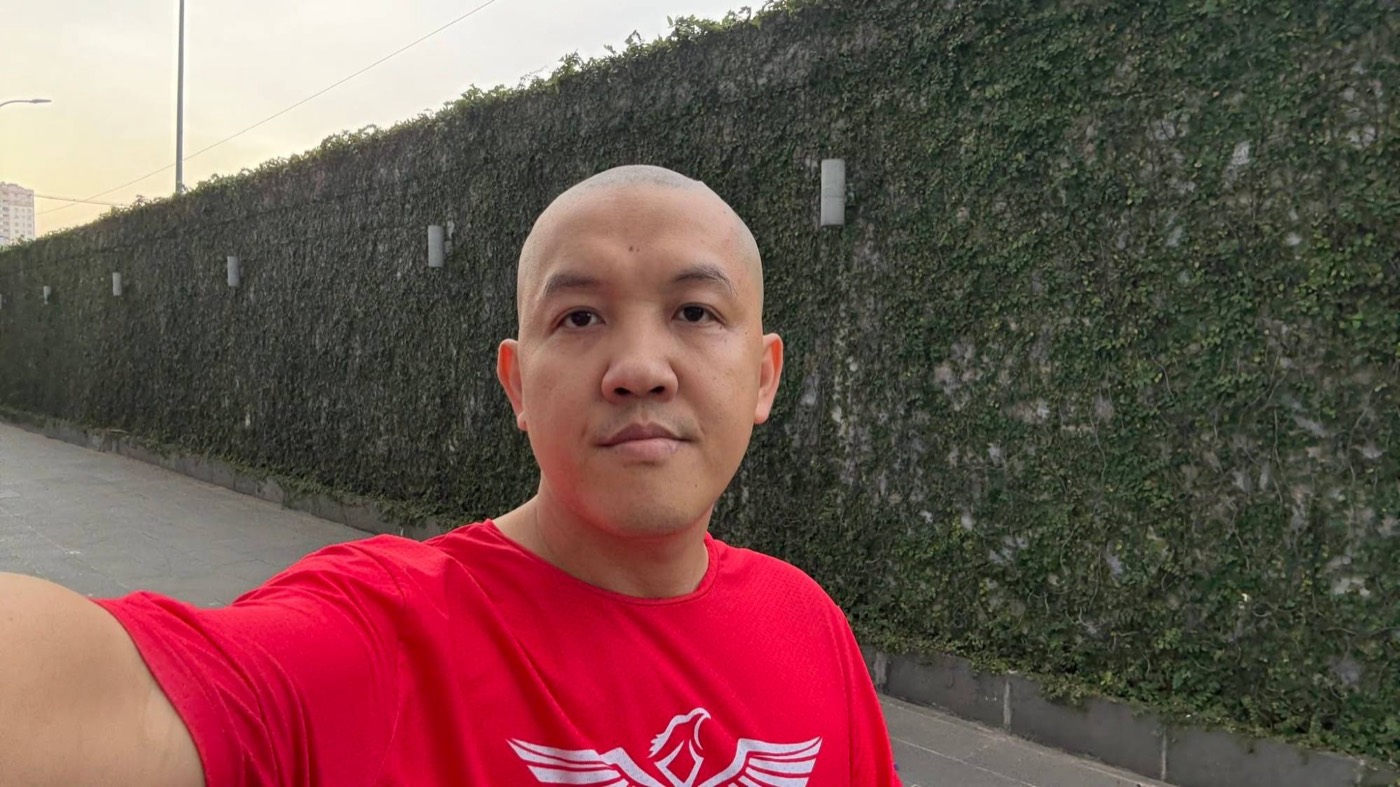 Nguyễn Thanh Vũ trên đường chạy